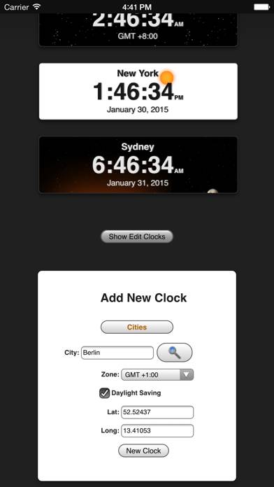 World Clockr Capture d'écran de l'application #4