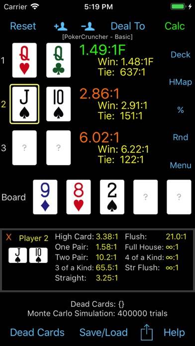 PokerCruncher Capture d'écran de l'application #3