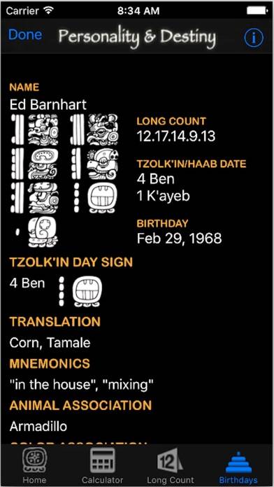 Maya Calendar App screenshot #3