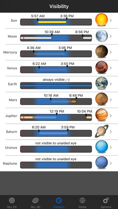 Planets App screenshot
