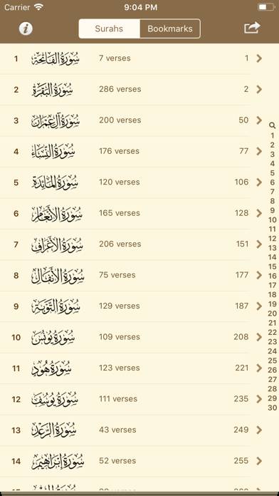 Quran Reader Capture d'écran de l'application #2