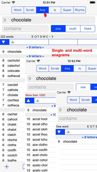 English Words Finder PRO Capture d'écran de l'application #4