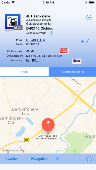 Gas Tanken (LPG-Edition) App-Screenshot #3