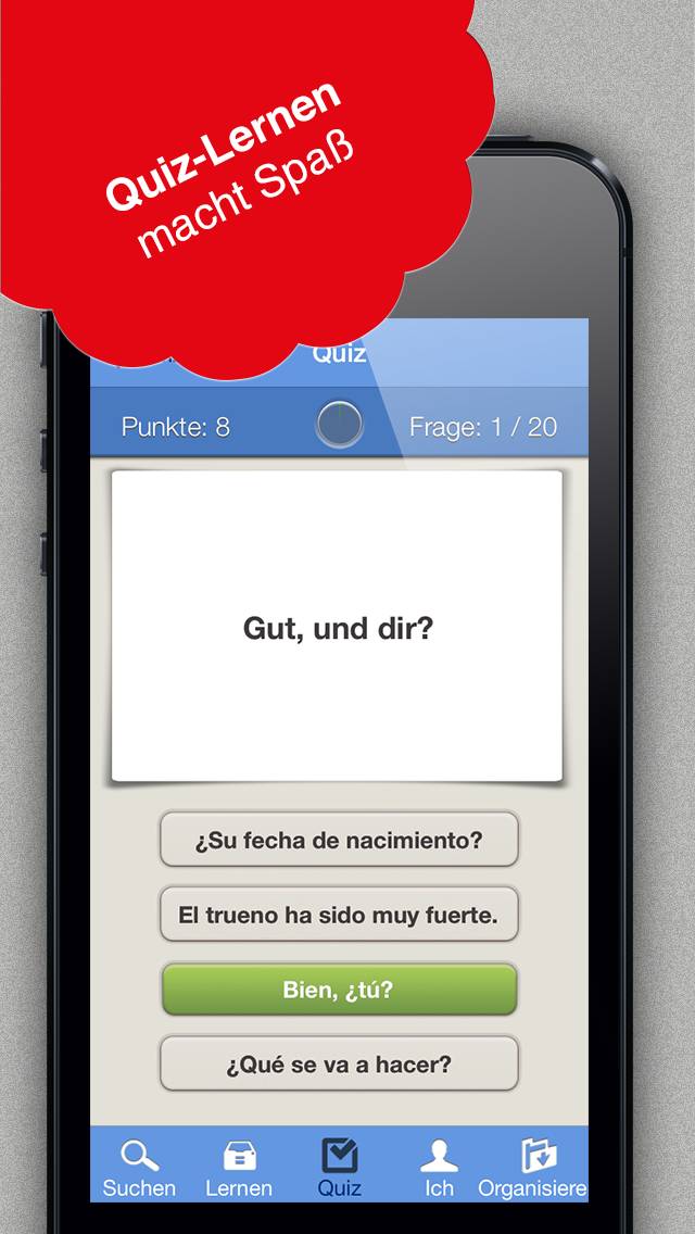 Spanisch für die Reise – 1001 Redewendungen App-Screenshot #4