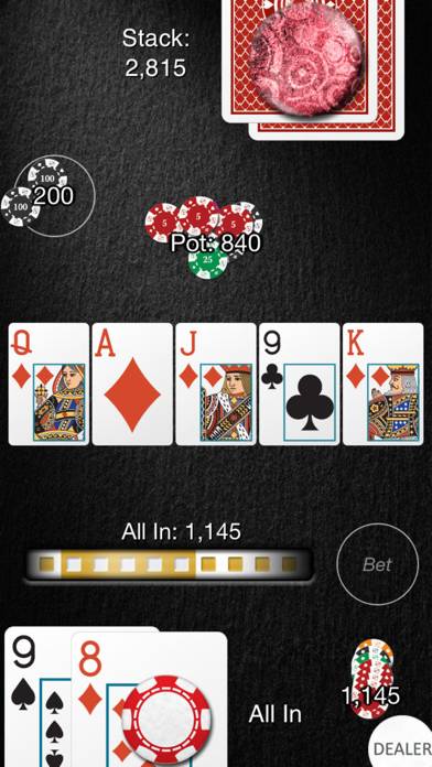 Heads Up: Hold'em (1-on-1 Poker) Uygulama ekran görüntüsü #3