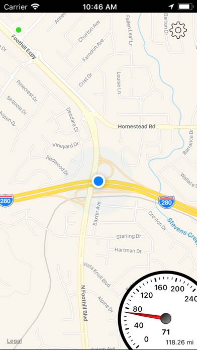 Speedometer Speed Box App screenshot