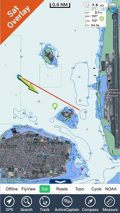 Maldives GPS Map Navigator App screenshot #3