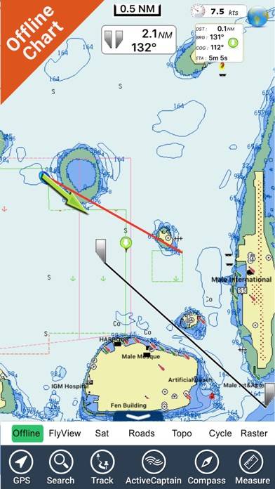 Maldives GPS Map Navigator App screenshot #4