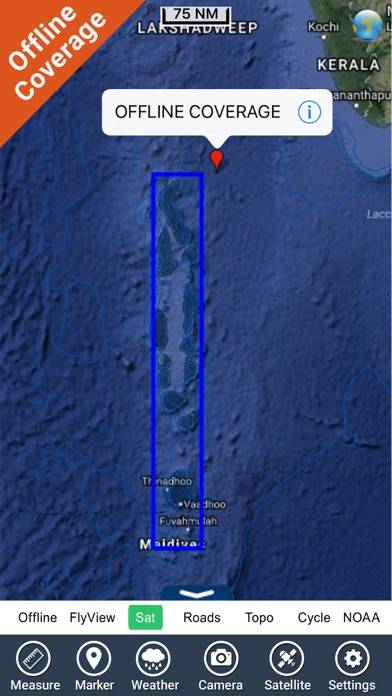 Maldives GPS Map Navigator App screenshot #5