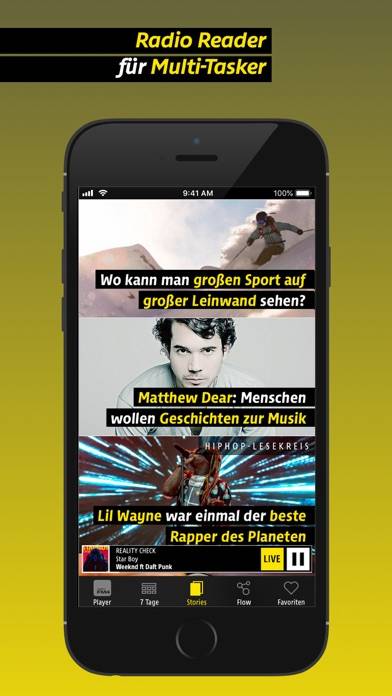 Radio FM4 App-Screenshot
