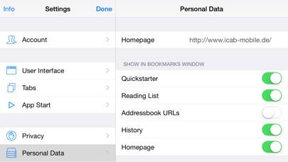 ICab Mobile (Web Browser) App-Screenshot #5