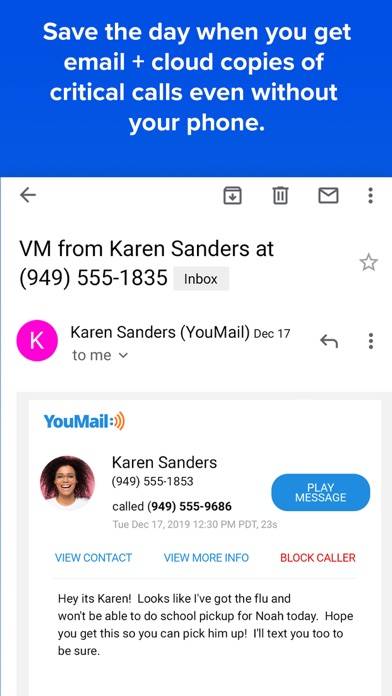 YouMail Voicemail & Spam Block App screenshot #6