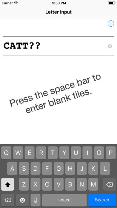 Words a Word Finder for Games Captura de pantalla de la aplicación #6