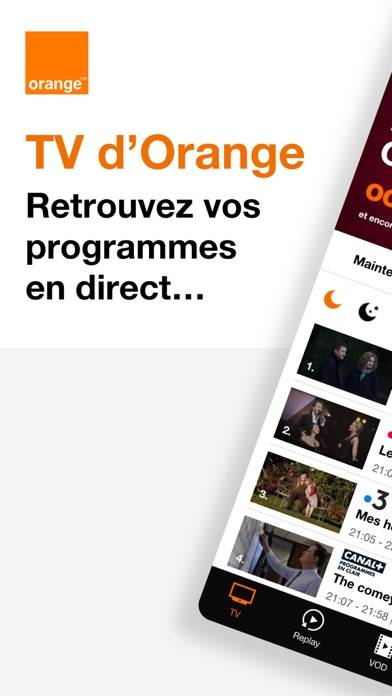 TV d'Orange • Direct & Replay capture d'écran