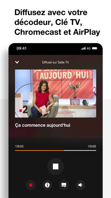 TV d'Orange • Direct & Replay Capture d'écran de l'application