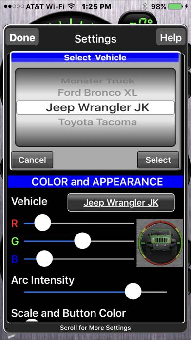 Vehicle Clinometer App screenshot #5