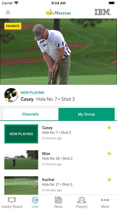 The Masters Tournament Captura de pantalla de la aplicación #6