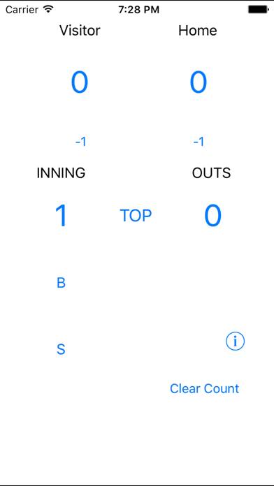 Score Keeper Baseball: Basic App screenshot #3
