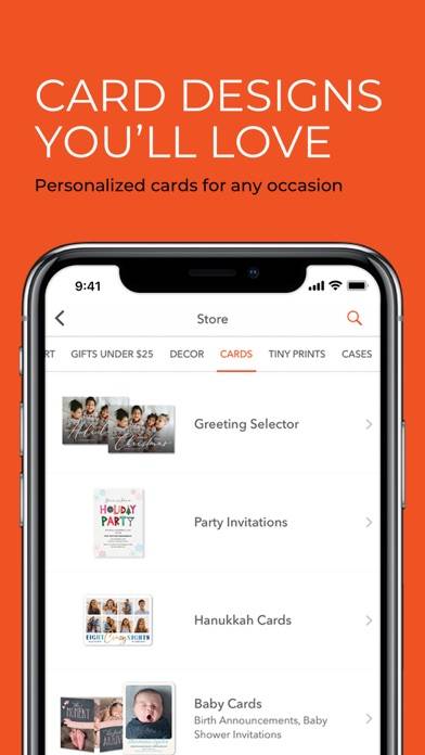 Shutterfly: Cards & Gifts App screenshot #3
