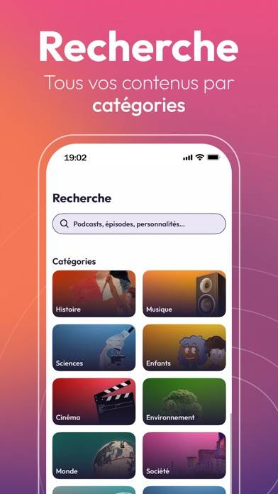 Radio France Capture d'écran de l'application