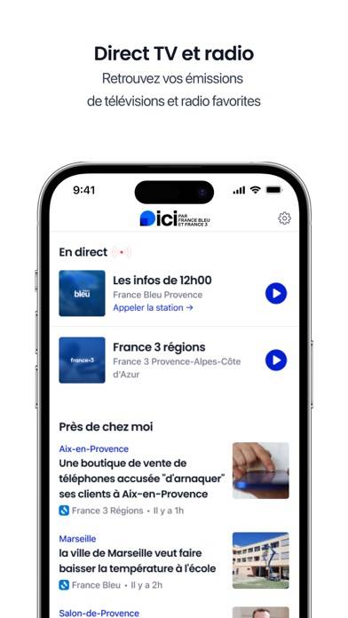 Ici par France Bleu & France 3 Capture d'écran de l'application #4