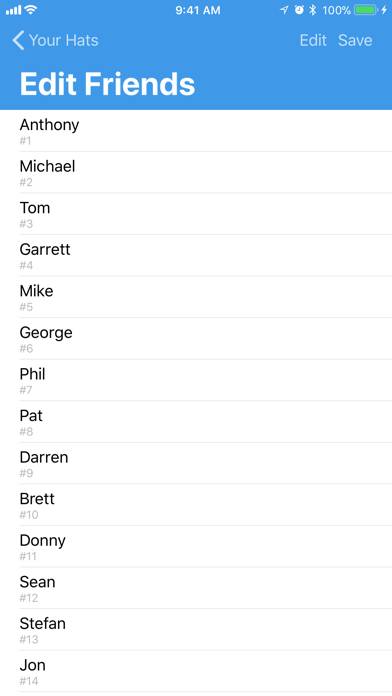 Names in a Hat App screenshot #3