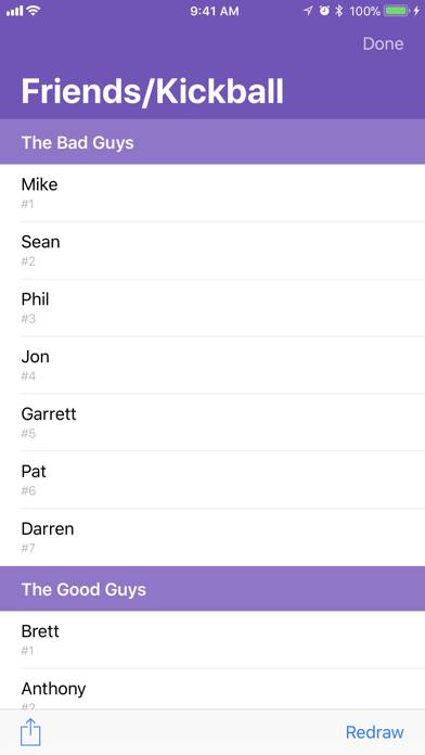 Names in a Hat Capture d'écran de l'application #5