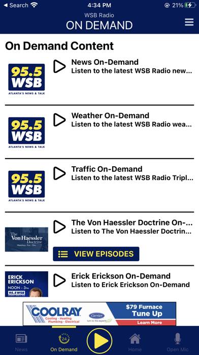 95.5 Wsb App screenshot