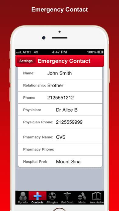 ICE (In Case of EMERGENCY) Pro App-Screenshot #2