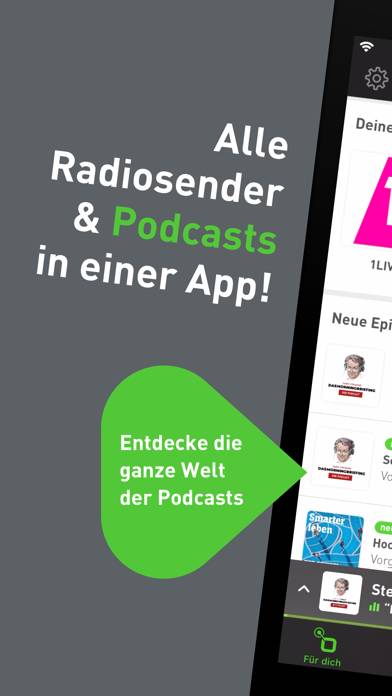 radio.de - Radio und Podcast Bildschirmfoto