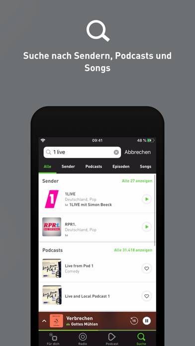 Radio.de App-Screenshot #6