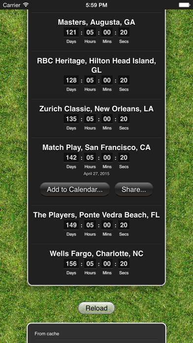 Golf Schermata dell'app #1