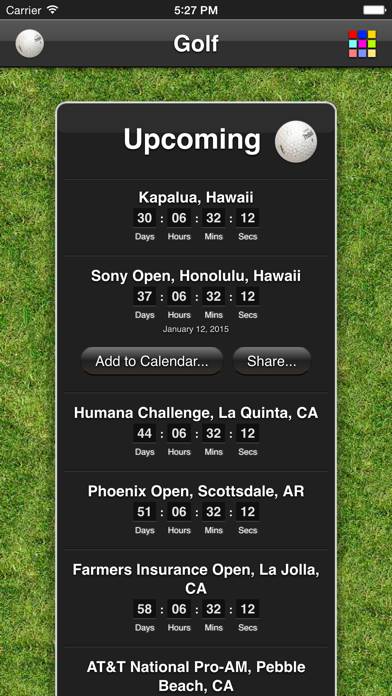 Golf Schermata dell'app #2