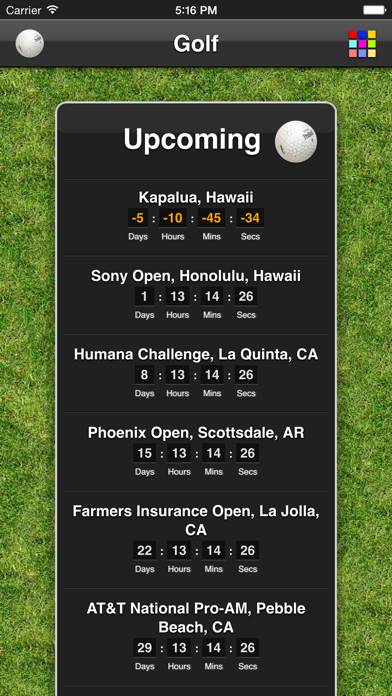 Golf Schermata dell'app #3
