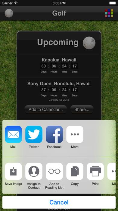 Golf Schermata dell'app #4