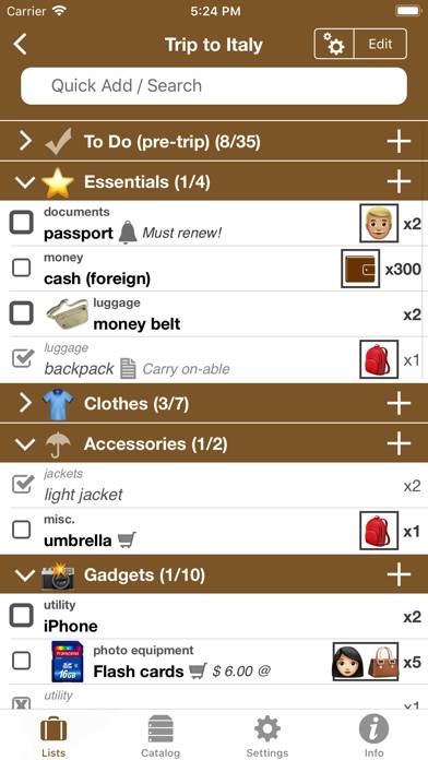 Packing Pro App-Screenshot #1