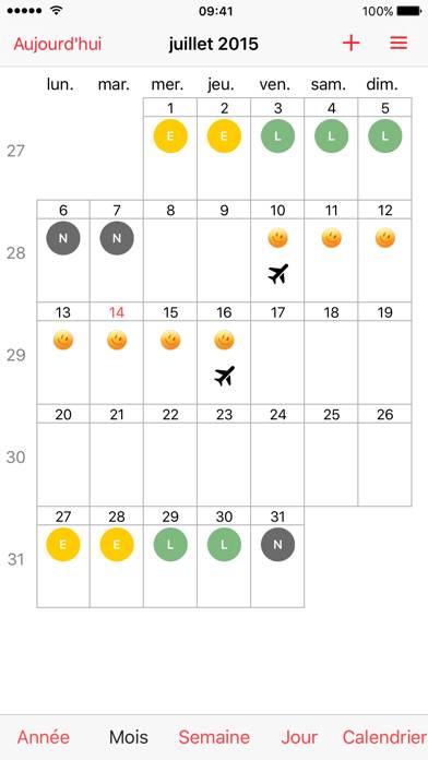 IPlanner France Capture d'écran de l'application