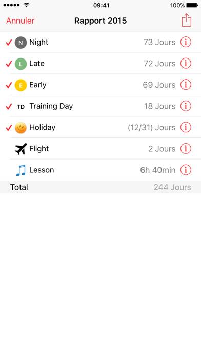 IPlanner France Capture d'écran de l'application
