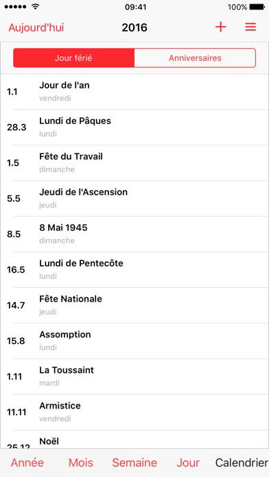 IPlanner France Capture d'écran de l'application
