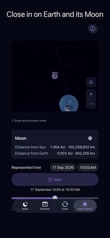 Moon Lunation App screenshot