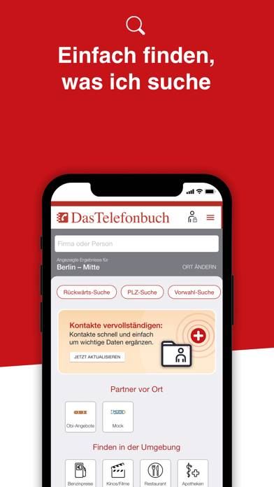 Das Telefonbuch App-Screenshot #1