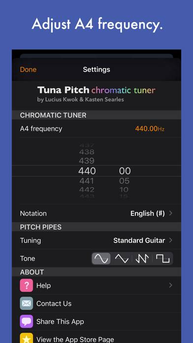 Tuna Pitch App-Screenshot #5