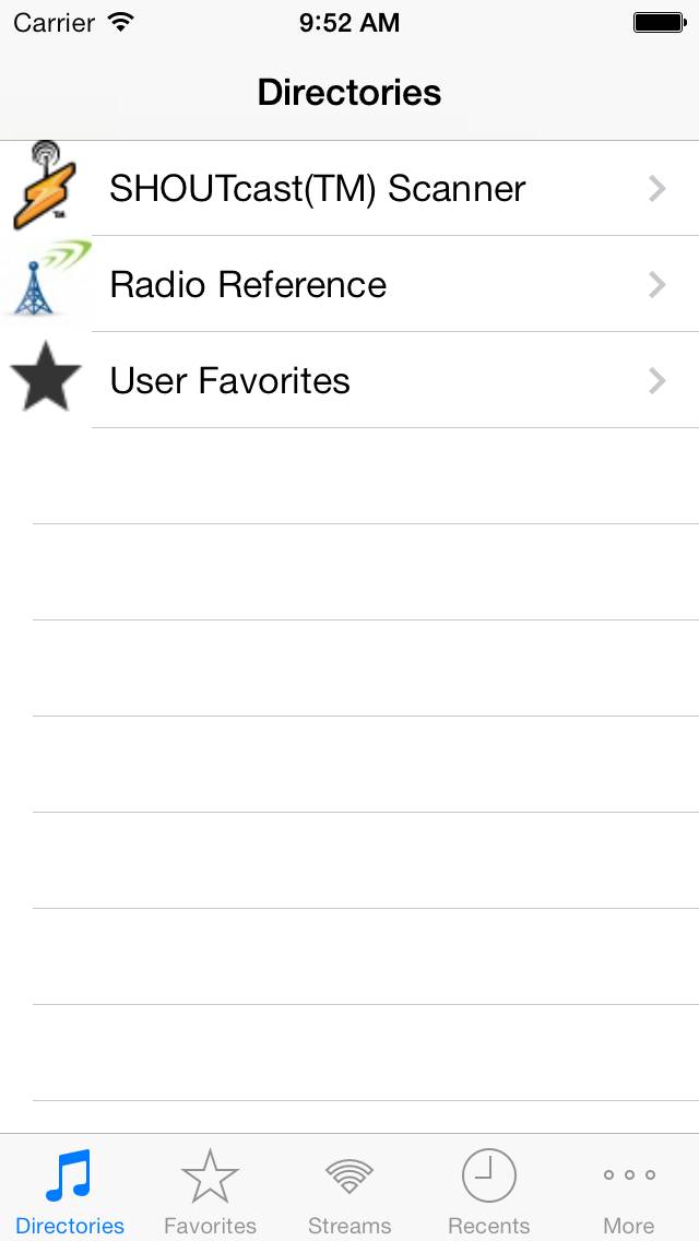 Scanner Radio App screenshot #1