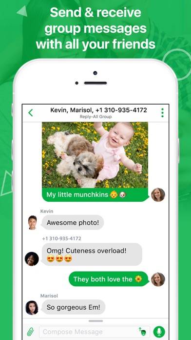TextPlus: Text Message plus Call App screenshot #3