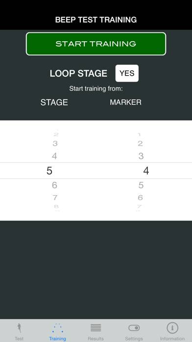 Beep Test Trainer Captura de pantalla de la aplicación #4