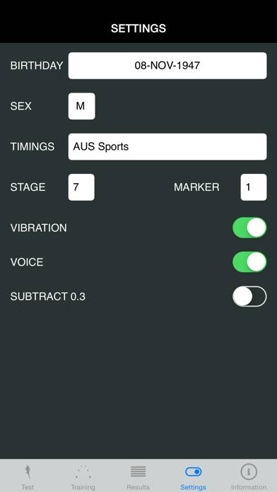 Beep Test Trainer Captura de pantalla de la aplicación #5