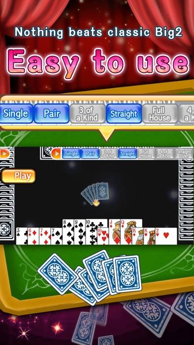 I.Game Big2 schermata del gioco