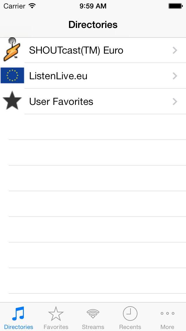 Euro Radio App screenshot #1