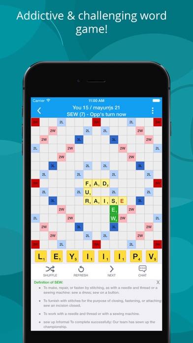 Lexulous Word Game App screenshot #1