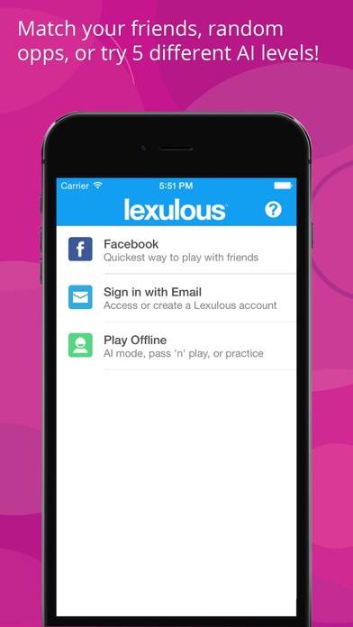 Lexulous Word Game Скриншот приложения #3